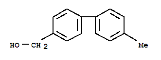 (4-甲基聯(lián)苯-4-基)-甲醇結(jié)構(gòu)式_79757-92-9結(jié)構(gòu)式