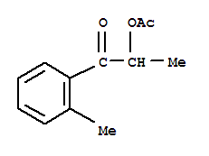(9ci)-2-(乙酰基氧基)-1-(2-甲基苯基)-1-丙酮結構式_799804-34-5結構式