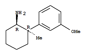 Cyclohexylamine, 2-(m-methoxyphenyl)-2-methyl-, cis-(8ci)Structure,802000-71-1Structure Cyclohexylamine, 2-(m-methoxyphenyl)-2-methyl-, cis-(8ci) Structure,802000-71-1Structure