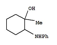 (8ci)-2-苯胺-1-甲基-環(huán)己醇結構式_802260-29-3結構式