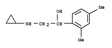 Benzyl alcohol, alpha-[(cyclopropylamino)methyl]-2,4-dimethyl-(8ci) Structure,802264-91-1Structure