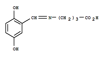 Butyric acid, 4-[(2,5-dihydroxybenzylidene)amino]-(8ci) Structure,802826-19-3Structure