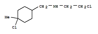 Cyclohexanemethylamine, 4-chloro-n-(2-chloroethyl)-4-methyl-(8ci) Structure,802872-64-6Structure