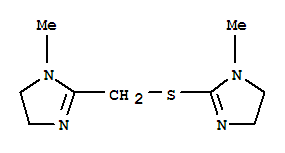 2-Imidazoline,2,2-(methylenethio)bis[1-methyl-(8ci) Structure,803629-52-9Structure