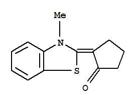 (9ci)-2-(3-甲基-2(3h)-苯并噻唑)-環(huán)戊酮結(jié)構(gòu)式_80419-42-7結(jié)構(gòu)式