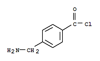 Benzoyl chloride, 4-(aminomethyl)-(9ci) Structure,80610-53-3Structure