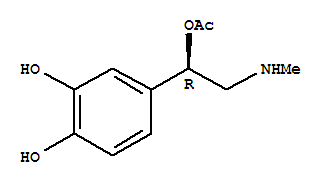(9ci)-4-[(1r)-1-(乙?；趸?-2-(甲基氨基)乙基]-1,2-苯二醇結(jié)構(gòu)式_806641-73-6結(jié)構(gòu)式