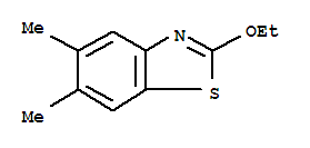 Benzothiazole, 2-ethoxy-5,6-dimethyl-(9ci) Structure,80689-33-4Structure
