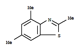 Benzothiazole, 2,4,6-trimethyl-(9ci) Structure,80689-37-8Structure