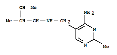 (9ci)-3-[[(4-氨基-2-甲基-5-嘧啶)甲基]氨基]-2-丁醇結(jié)構(gòu)式_807265-30-1結(jié)構(gòu)式