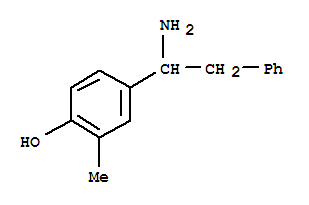 (9CI)-4-(1-氨基-2-苯基乙基)-2-甲基-苯酚結(jié)構(gòu)式_807267-74-9結(jié)構(gòu)式