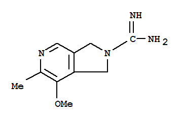 2H-pyrrolo[3,4-c]pyridine-2-carboximidamide,1,3-dihydro-7-methoxy-6-methyl-(9ci) Structure,807287-37-2Structure
