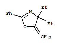 (9ci)-4,4-二乙基-4,5-二氫-5-亞甲基-2-苯基-噁唑結構式_808737-53-3結構式