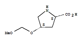 (4s)-(9ci)-4-(甲氧基甲氧基)-L-脯氨酸結(jié)構(gòu)式_810685-23-5結(jié)構(gòu)式