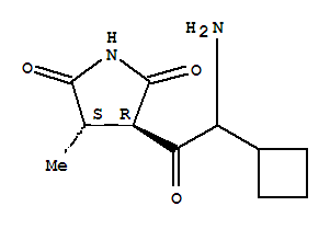 (3r,4s)-(9ci)-3-(氨基環(huán)丁基乙?；?-4-甲基-2,5-吡咯烷二酮結(jié)構(gòu)式_812630-88-9結(jié)構(gòu)式