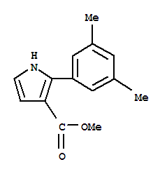 1H-pyrrole-3-carboxylicacid,2-(3,5-dimethylphenyl)-,methylester(9ci) Structure,816458-07-8Structure
