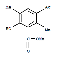 Benzoic acid, 3-acetyl-6-hydroxy-2,5-dimethyl-, methyl ester (9ci) Structure,819052-35-2Structure