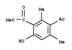 Benzoic acid, 3-acetyl-6-hydroxy-2,4-dimethyl-, methyl ester (9ci) Structure,819052-41-0Structure