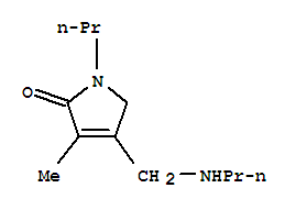 2H-pyrrol-2-one,1,5-dihydro-3-methyl-1-propyl-4-[(propylamino)methyl]-(9ci) Structure,819800-31-2Structure