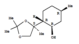 Cyclohexanol, 5-methyl-2-[(4s)-2,2,4-trimethyl-1,3-dioxolan-4-yl]-, (1r,2r,5r)-(9ci) Structure,820208-67-1Structure