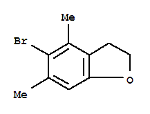 Benzofuran, 5-bromo-2,3-dihydro-4,6-dimethyl-(9ci)Structure,820258-91-1Structure Benzofuran, 5-bromo-2,3-dihydro-4,6-dimethyl-(9ci) Structure,820258-91-1Structure