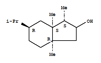 1H-inden-2-ol,octahydro-1,3a,7a-trimethyl-6-(1-methylethyl)-,(1s,3ar,6r,7as)-(9ci)Structure,823203-42-5Structure 1H-inden-2-ol,octahydro-1,3a,7a-trimethyl-6-(1-methylethyl)-,(1s,3ar,6r,7as)-(9ci) Structure,823203-42-5Structure