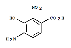 Benzoic acid, 4-amino-3-hydroxy-2-nitro-(9ci) Structure,82819-66-7Structure