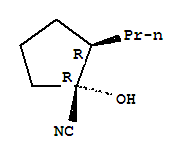 (1R,2R)-(9CI)-1-羥基-2-丙基環(huán)戊烷甲腈結(jié)構(gòu)式_834885-68-6結(jié)構(gòu)式