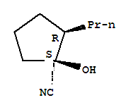 (1S,2R)-(9CI)-1-羥基-2-丙基環(huán)戊烷甲腈結(jié)構(gòu)式_834885-73-3結(jié)構(gòu)式