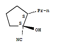 (1S,2S)-(9CI)-1-羥基-2-丙基環(huán)戊烷甲腈結構式_834885-78-8結構式