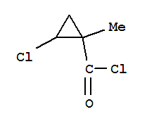 (9ci)-2-氯-1-甲基-環(huán)丙烷羰酰氯結(jié)構(gòu)式_83553-05-3結(jié)構(gòu)式