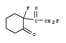 (9ci)-2-氟-2-(氟乙?；?-環(huán)己酮結(jié)構(gòu)式_84131-43-1結(jié)構(gòu)式