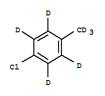 對(duì)氯甲苯-D7結(jié)構(gòu)式_84344-06-9結(jié)構(gòu)式