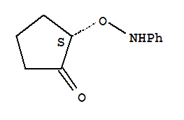 (2S)-(9CI)-2-[(苯基氨基)氧基]-環(huán)戊酮結(jié)構(gòu)式_844865-92-5結(jié)構(gòu)式
