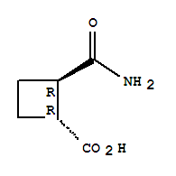 反式-(9ci)-2-(氨基羰基)-環(huán)丁烷羧酸結構式_84585-79-5結構式