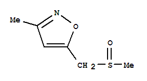 (9ci)-3-甲基-5-[(甲基亞磺?；?甲基]-異噁唑結(jié)構(gòu)式_84654-08-0結(jié)構(gòu)式