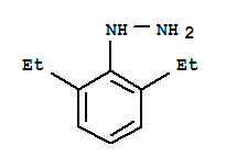 (2,6-二乙基苯基)-肼結(jié)構(gòu)式_84828-07-9結(jié)構(gòu)式