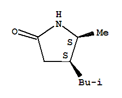 5-甲基-4-(2-甲基丙基)-(4s,5s)-rel-2-吡咯烷酮結(jié)構(gòu)式_850080-17-0結(jié)構(gòu)式