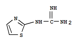 n-2-噻唑-胍結構式_85179-46-0結構式