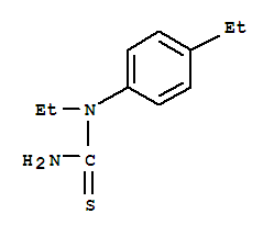 (4CI)-1-乙基-1-(p-乙基苯基)-2-硫代脲結構式_854655-80-4結構式