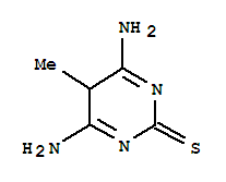 (5CI)-四氫-4,6-二亞氨基-5-甲基-2(1H)-嘧啶硫酮結(jié)構(gòu)式_857412-53-4結(jié)構(gòu)式