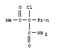 (5ci)-2-乙?；?2-氯戊酰胺結(jié)構(gòu)式_857976-30-8結(jié)構(gòu)式