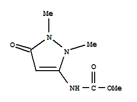 (1,2-二甲基-5-氧代-2,5-二氫-1H-吡唑-3-基)氨基甲酸甲酯結(jié)構(gòu)式_861022-29-9結(jié)構(gòu)式