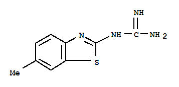 (9ci)-(6-甲基-2-苯并噻唑)-胍結構式_86328-44-1結構式