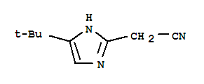 1H-imidazole-2-acetonitrile, 5-(1,1-dimethylethyl)- Structure,863399-52-4Structure
