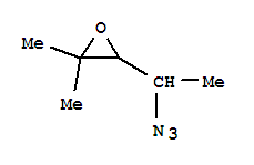  3-(1-疊氮基乙基)-2,2-二甲基-環(huán)氧乙烷結構式_868684-44-0結構式