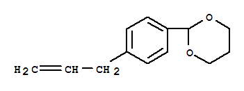 (9ci)-2-[4-(2-丙烯基)苯基]-1,3-二噁烷結構式_869648-07-7結構式