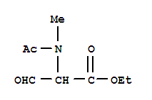 Malonaldehy二c acid,n-甲基乙酰氨基-,乙酯 (5ci)結(jié)構(gòu)式_872790-47-1結(jié)構(gòu)式