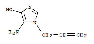 1H-imidazole-4-carbonitrile,5-amino-1-(2-propenyl)-(9ci) Structure,87460-47-7Structure