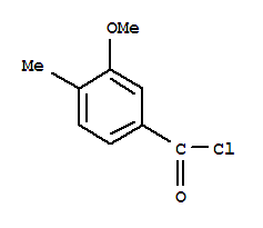 Benzoyl chloride, 3-methoxy-4-methyl-(9ci) Structure,87808-44-4Structure